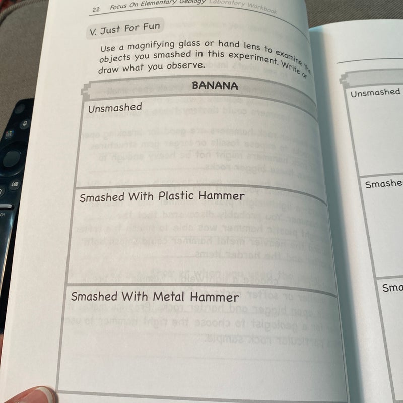 Focus on Elementary Geology Laboratory Workbook