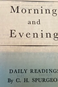 Morning and evening daily readings 1954