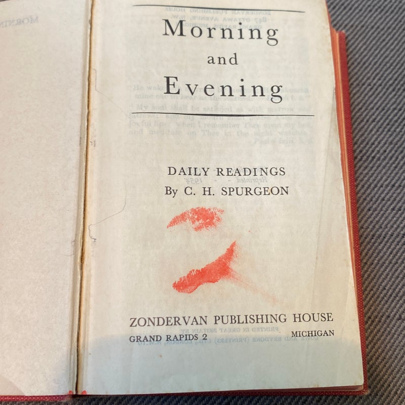Morning and evening daily readings 1954