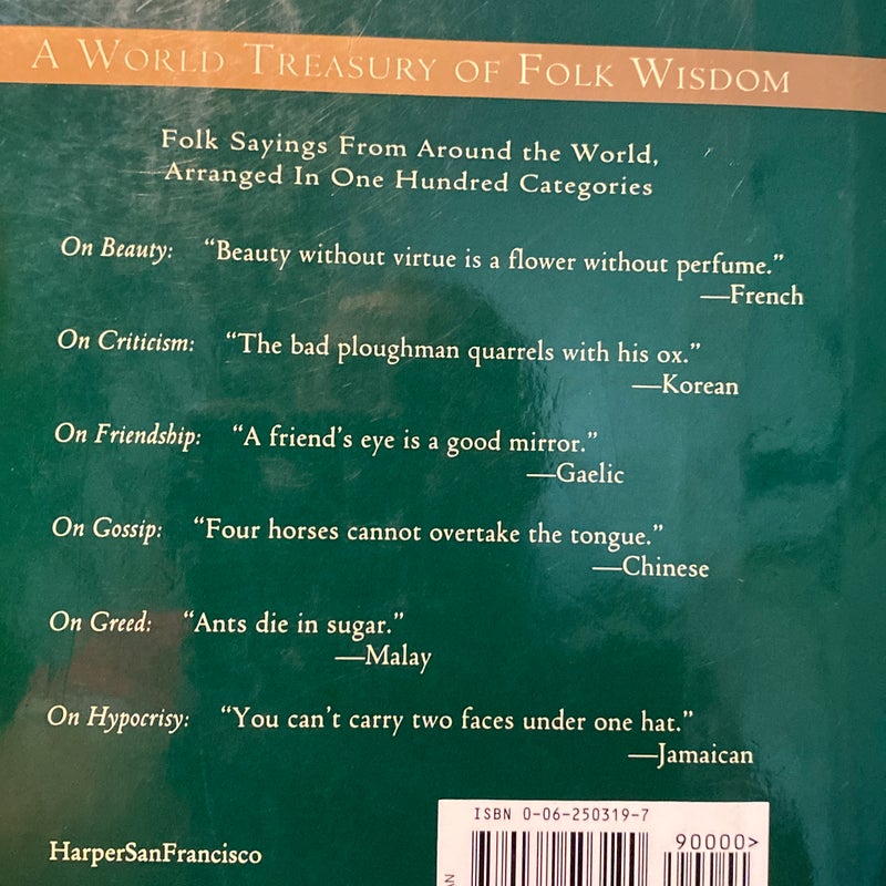 World Treasury of Folk Wisdom