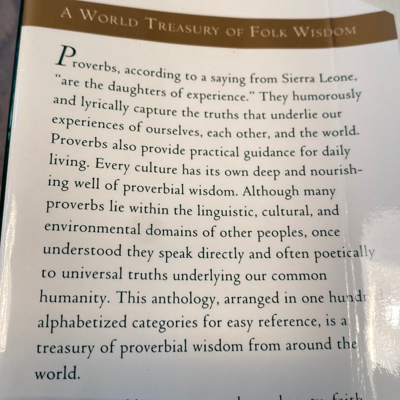 World Treasury of Folk Wisdom