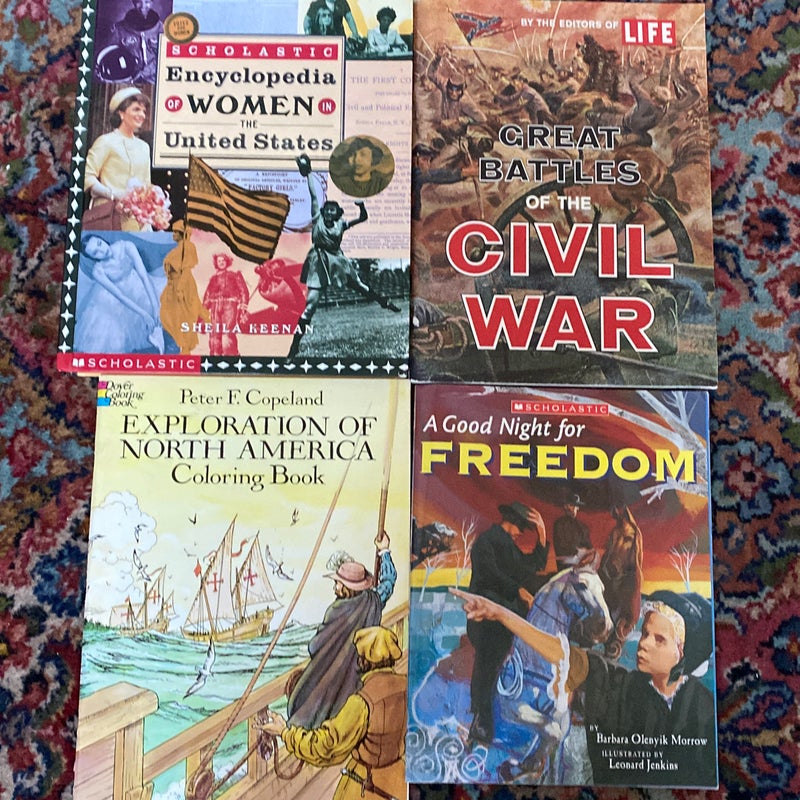 American history books - lot of 9