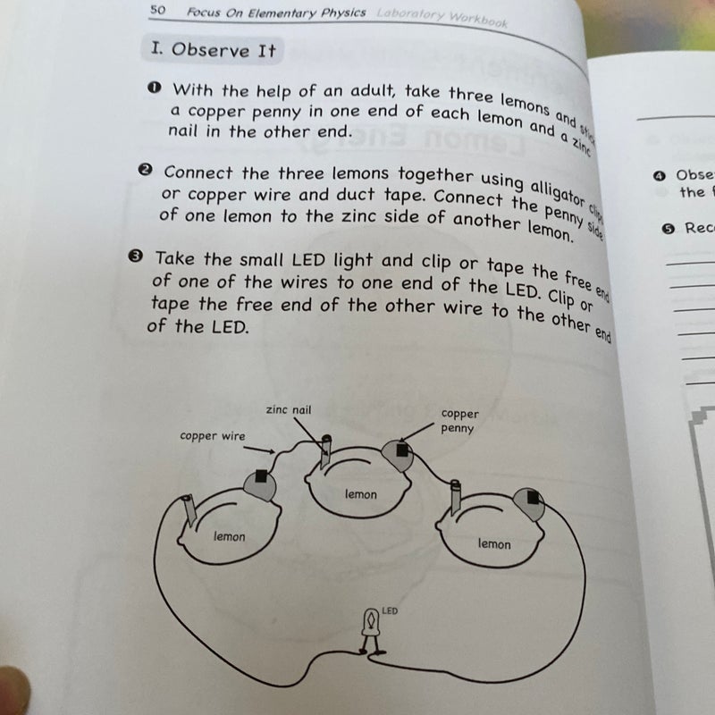 Focus on Elementary Physics Laboratory Workbook