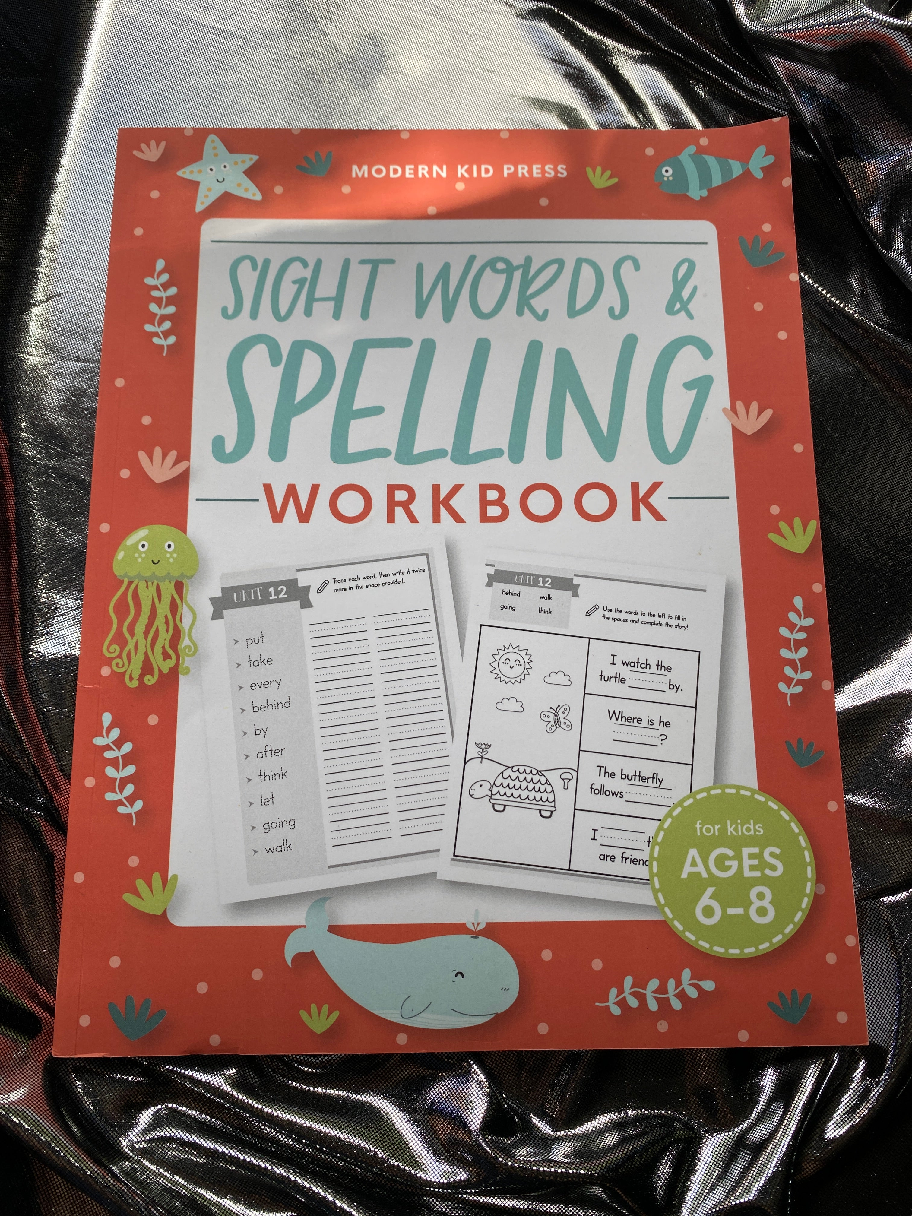 Sight Words and Spelling Workbook for Kids Ages 6-8