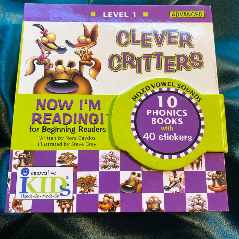 Now I'm Reading! Level 1: Clever Critters (Mixed Vowel Sounds)