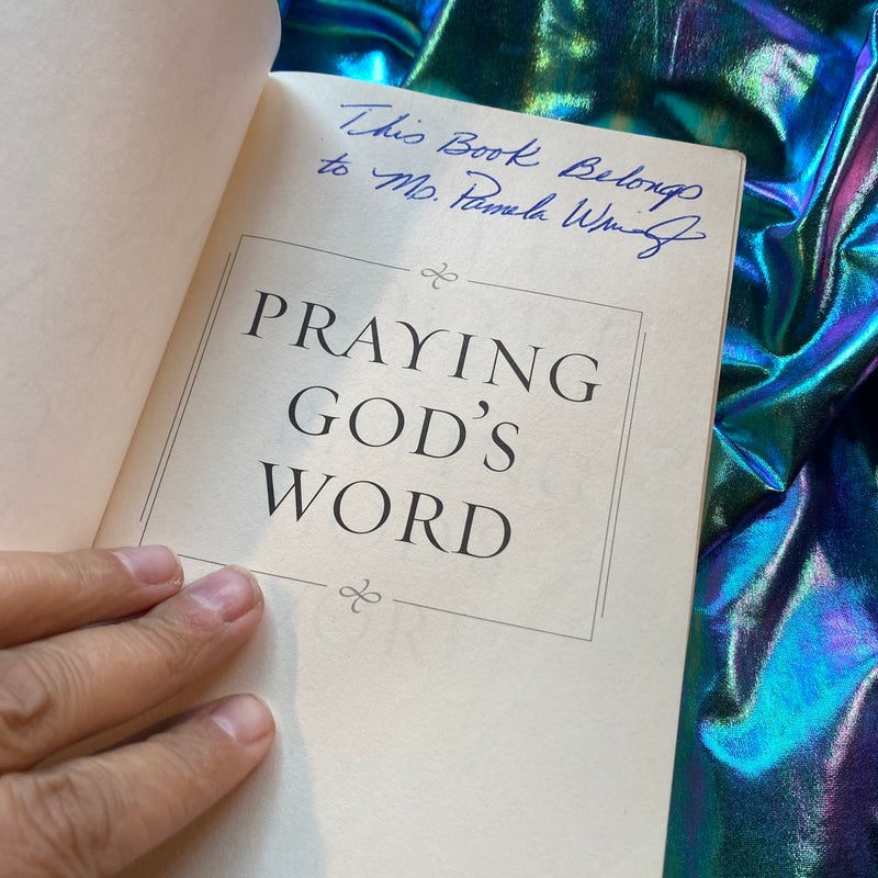 Praying God's Word - Read the description