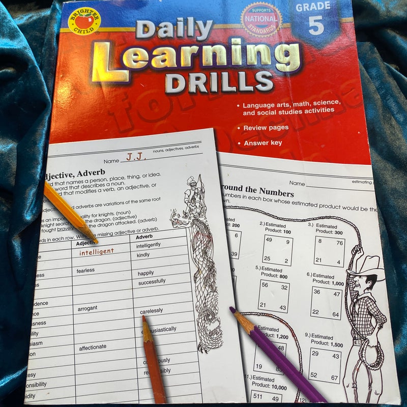 Daily Learning Drills, Grade 5