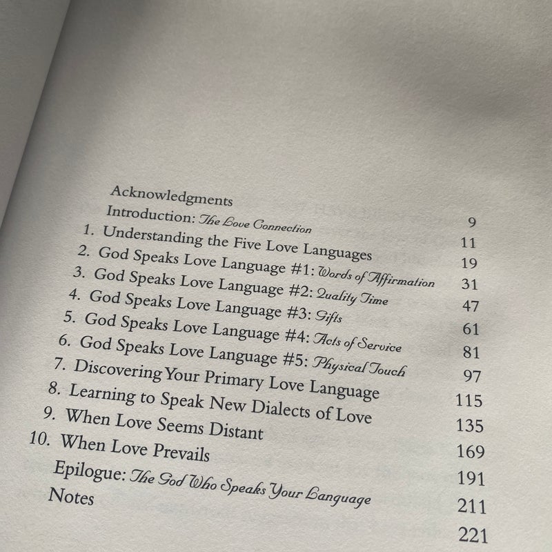 The Love Languages of God