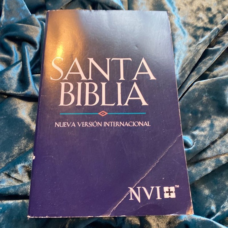 NVI Spanish Bible - Blue Jewel