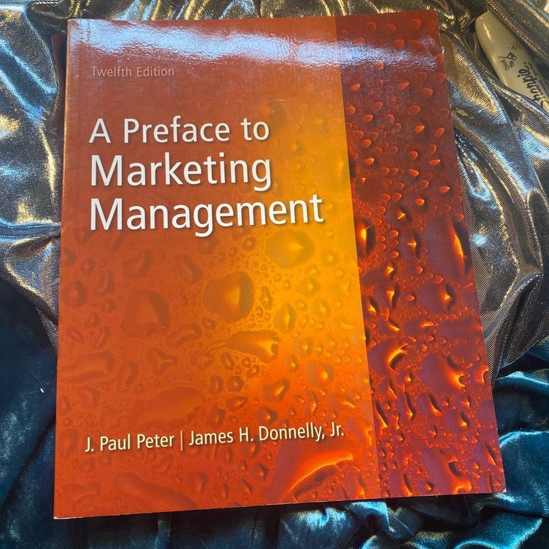 Preface to Marketing Management