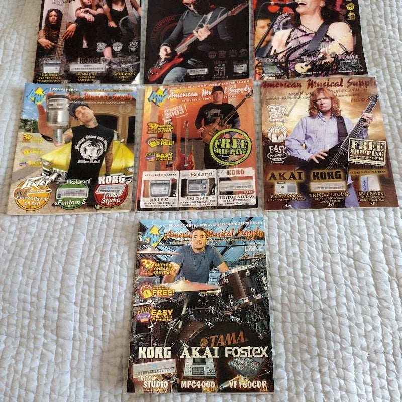 Lot of American Musical Supply from early 2000s.