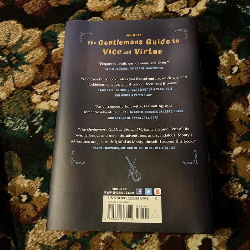 The Gentleman’s Guide to Vice and Virtue (signed Owlcrate edition)
