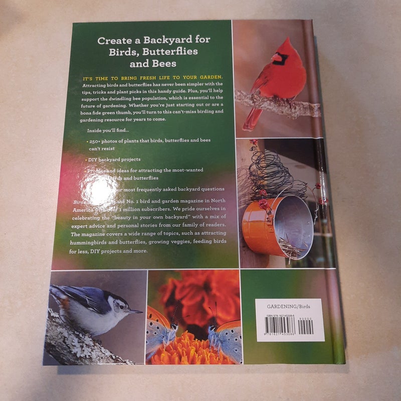 Gardening for Birds, Butterflies and Bees Hardcover Book