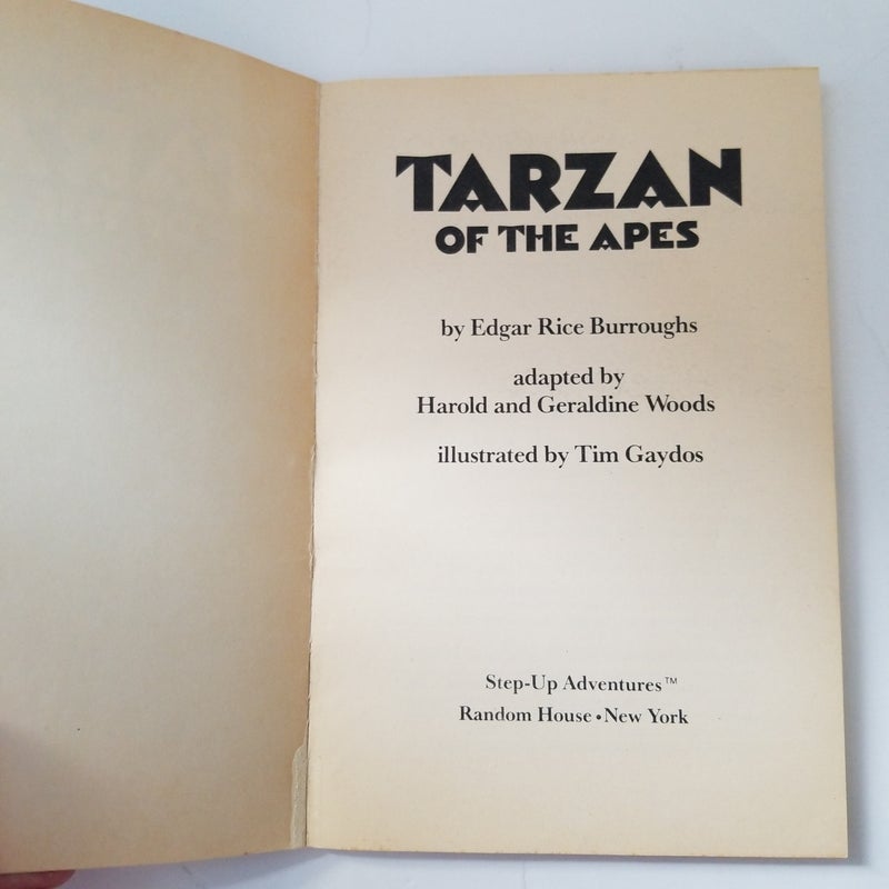 Tarzan Of The Apes Edgar Rice Burroughs Illustrated Step-Up Book