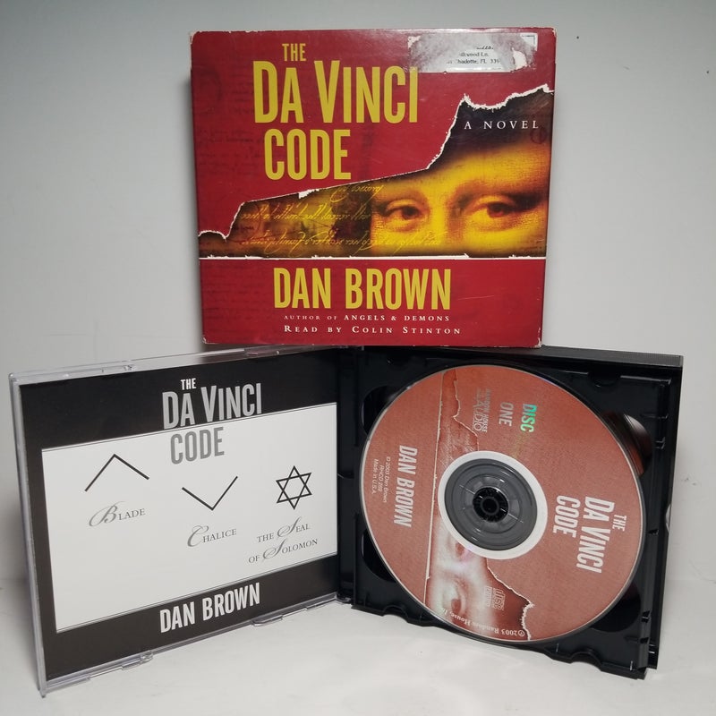 The Da Vinci Code Audiobook on CDs
