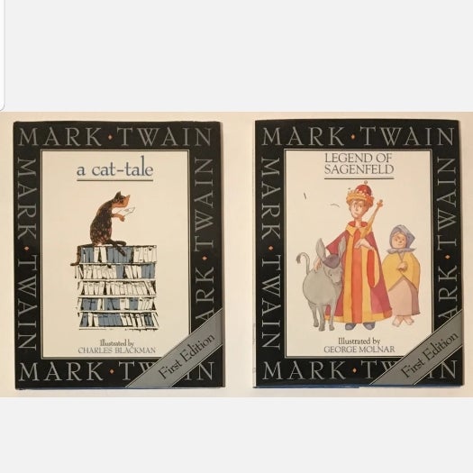 2 Rare Illustrated Mark Twain Hardcovers! 