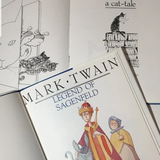 2 Rare Illustrated Mark Twain Hardcovers! 