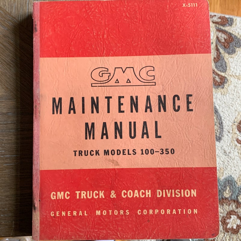 GMC maintenance manual 
