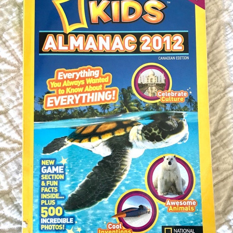 National Geographic Kids Almanac 2012 Canadian Edition