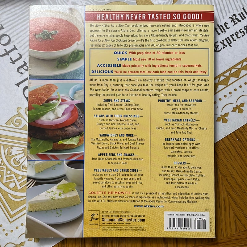 The New Atkins for a New You Cookbook