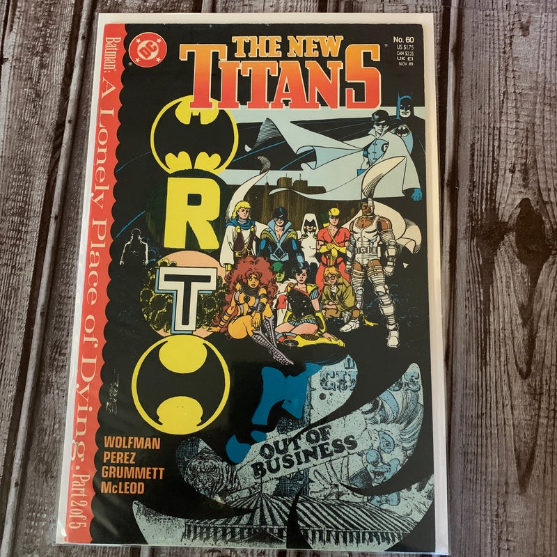 Lot of 6 The New Titans