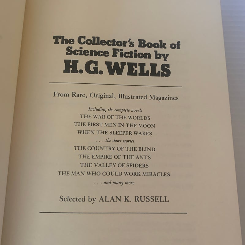 The Collector’s Book of Science Fiction by H.G.Wells