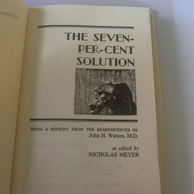 The Seven Per-Cent Solution 