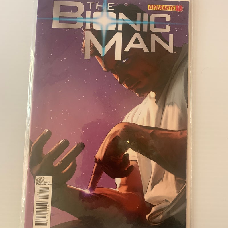 Lot 10 Bionic Man & Bionic Woman comics