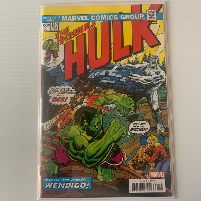 The Incredible Hulk #180 Facsimile 