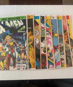  Bundle of 9 True Believers X-Men