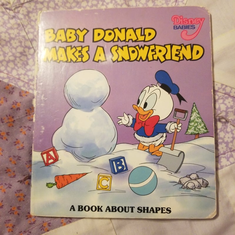 Baby Donald Makes a Snowfriend