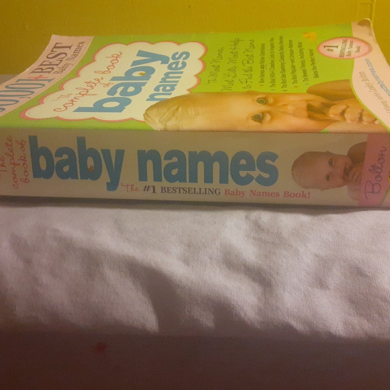 The Complete Book of Baby Names