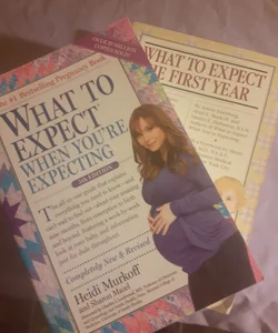 2 books! What to Expect When You're Expecting / First Year
