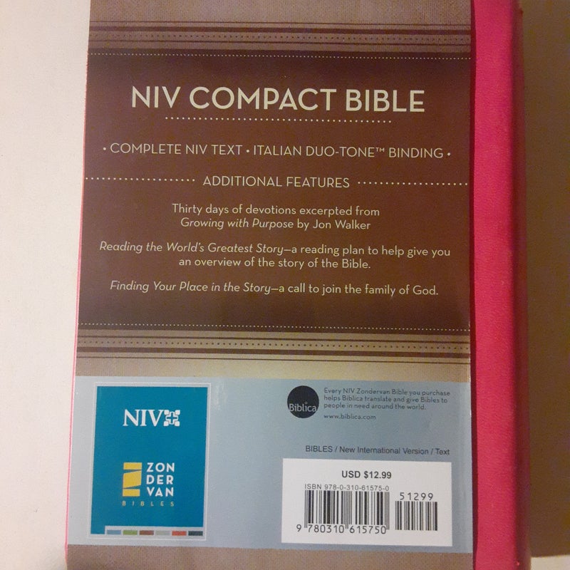 NEW NIV Comp Thinline Bible 
