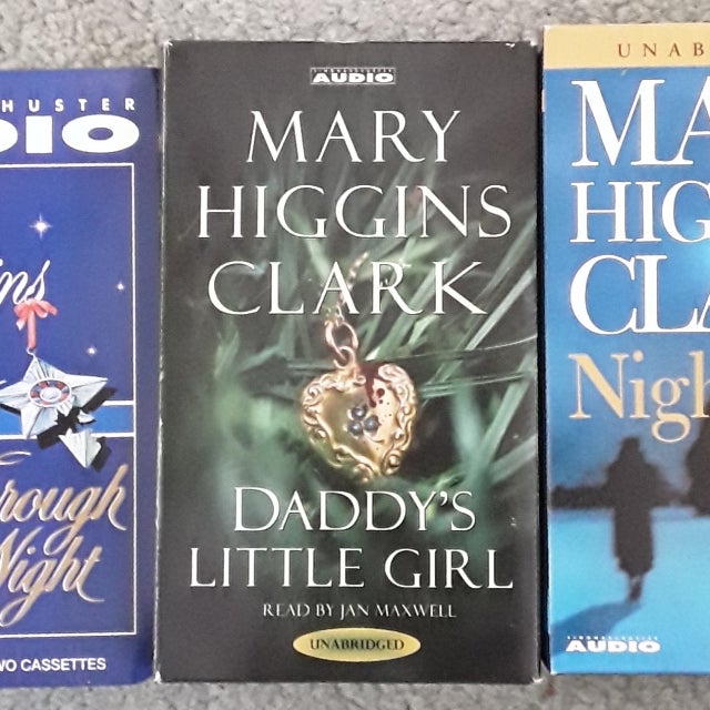 Lot of 3 Mary Higgins Clark Novels on Audiobook Cassette 