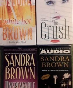 Lot of 4 Sanda Brown Audiobooks on Cassette 