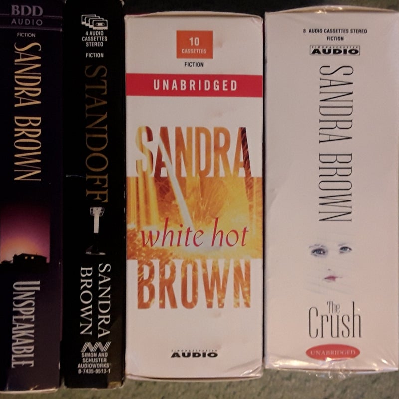 Lot of 4 Sanda Brown Audiobooks on Cassette 