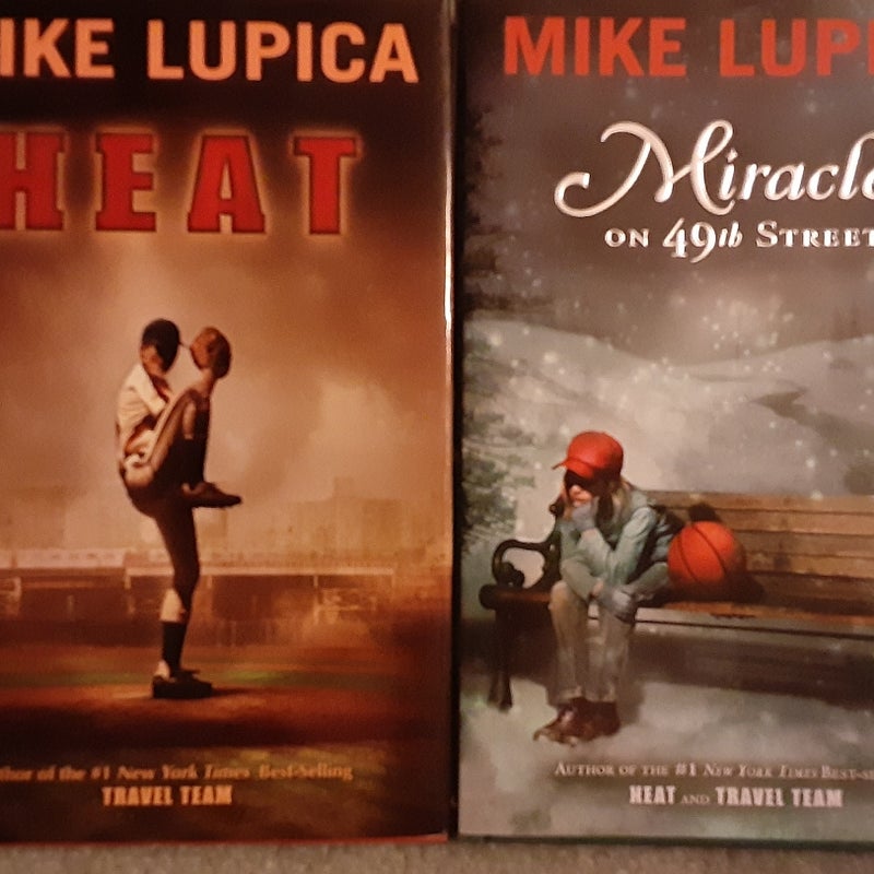 Lot of 2 new books by Mike Lupica