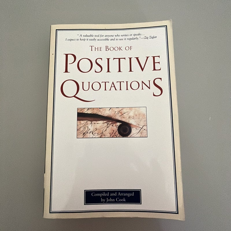 The Book of Positive Quotations novel