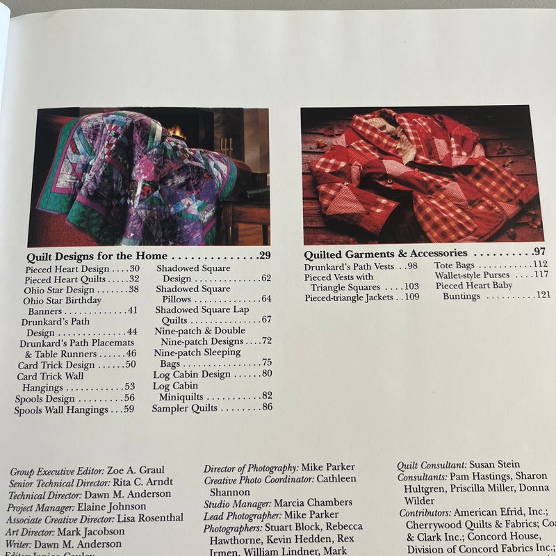 Quilted Projects and Garments