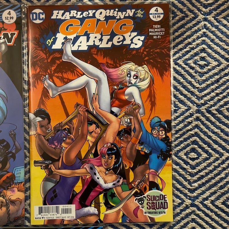 Harley Quinn DC comic book bundle 
