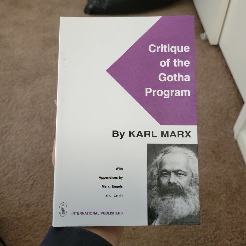 Critique of the Gotha Programme