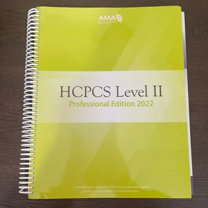 HCPCS 2022 Level II Professional Edition