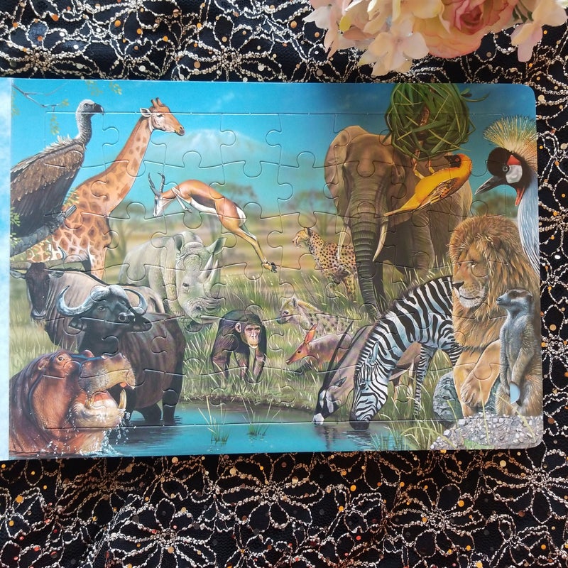 Animals of the World (Jigsaw Puzzle Book)