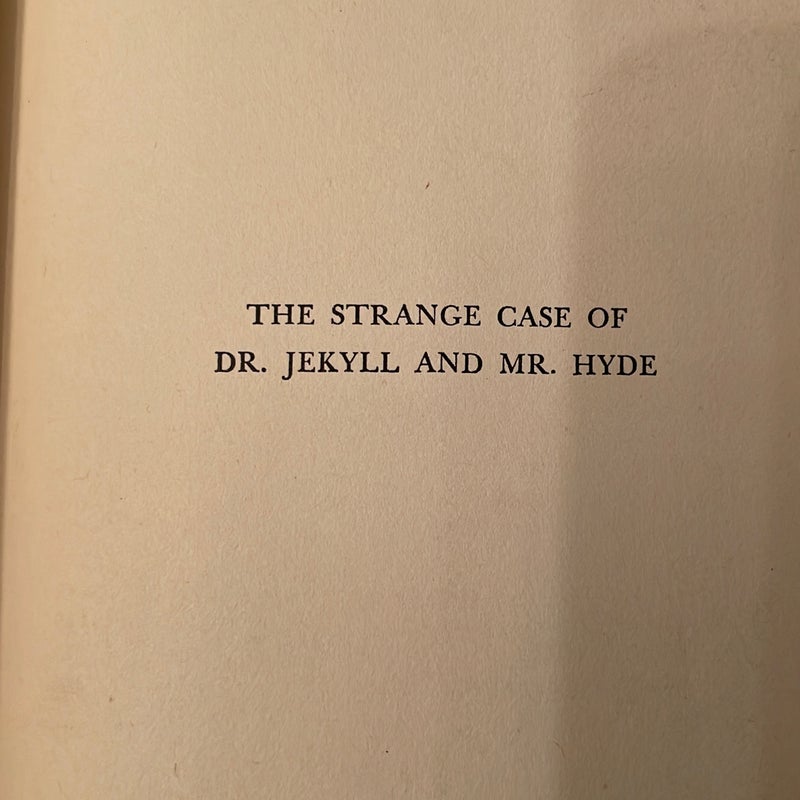 The Strange Case of Dr. Jekyll and Mr. Hyde