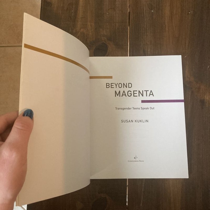 Beyond Magenta
