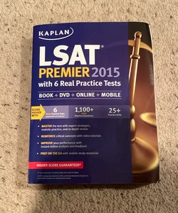 Kaplan LSAT Premier 2015 with 6 Real Practice Tests