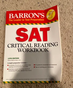 Barron's SAT Critical Reading Workbook