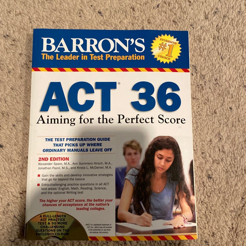 Barron's ACT 36 with CD-ROM