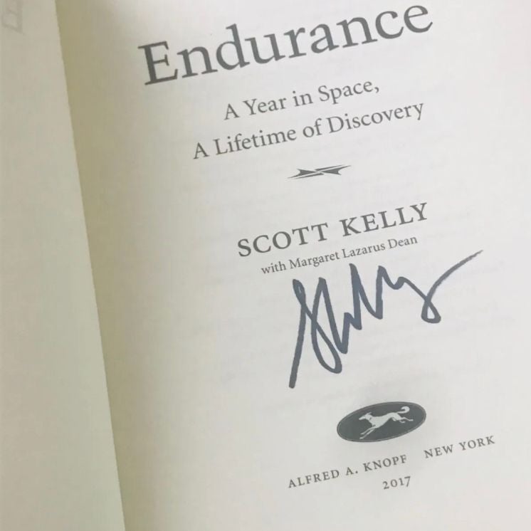 Endurance By Scott Kelly Signed Copy 2017 Hardcover A Year In Space